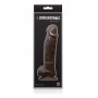 Fallo realistico con ventosa dildo vaginale sex toys stimolatore Brown 5 in cock