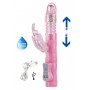 Vibratore vaginale stimolatore clitoride doppio realistico dildo rabbit con su e giù