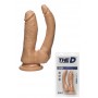 Fallo realistico doppio vaginale anale con ventosa dildo maxi mini the D double