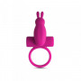 Anello fallico vibrante stimolatore clitoride rabbit in silicone sex toys uomo donna