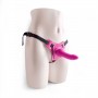 Fallo dildo in silicone strap on indossabile pink vaginale anale sex toys