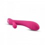 Vibratore rabbit con stimolatore per clitoride dildo fallo vibrante doppio pnk design