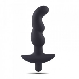 Stimolatore anale plug dildo vibrante nero vibratore black point