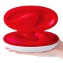 Vibratore rabbit riscaldato dildo fallo realistico impermeabile ricaricabile doppio stimolatore red vibe warm