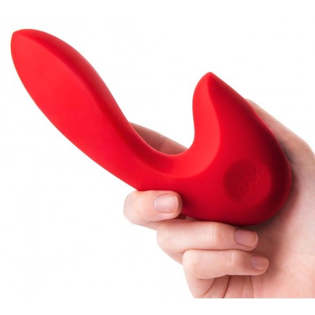 Vibratore rabbit riscaldato dildo fallo realistico impermeabile ricaricabile doppio stimolatore red vibe warm