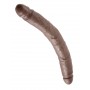 Fallo realistico dildo doppio vaginale anale king cock maxi big 30 cm sex toy coppia