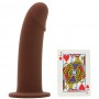 Fallo realistico vaginale anale strap on dildo indossabile guaina per pene prolunga fallica brown