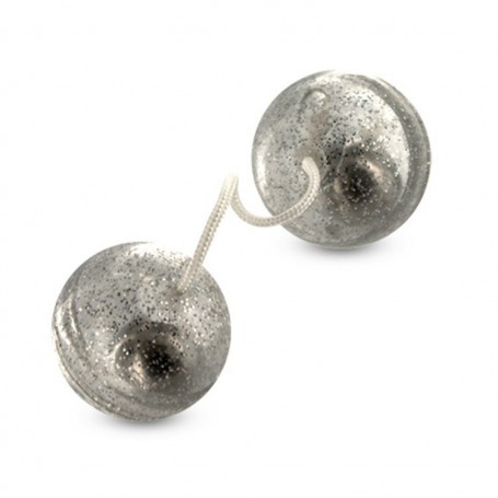 Palline anali glitter silver magic balls