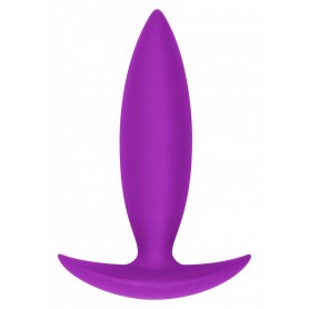 Plug anale dildo sex toys fallo butt in silicone per uomo e donna mini purple