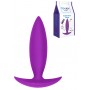 Plug anale dildo sex toys fallo butt in silicone per uomo e donna mini purple
