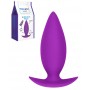 Dildo anale sex toys plug butt fallo in silicone per uomo e donna medium purple