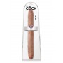 Fallo realistico doppio king cock 16 tapered double dildo flesh