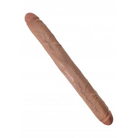 Fallo realistico doppio king cock 16 tapered double dildo flesh