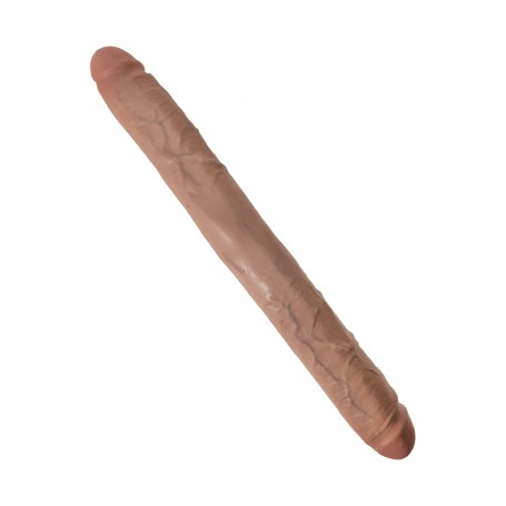 Fallo realistico doppio king cock 16 tapered double dildo flesh