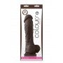 Fallo realistico in silicone con ventosa dildo vaginale anale maxi cock nero sex toys 8 brown