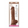 dildo realistico in silicone con ventosa fallo vaginale anale maxi cock nero sex toys 8 caramel