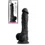 fallo realistico vaginale black dildo anale con ventosa in silicone pene finto 7 nero