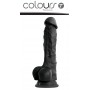 fallo realistico vaginale black dildo anale con ventosa in silicone pene finto 7 nero