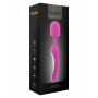 Vibratore vaginale e clitoride Stimolatore massaggiatore wand ricaricabile in silicone sex toys pink