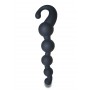 kit anale dildo vibratore fallo con ventosa realistico in silicone nero set anal black