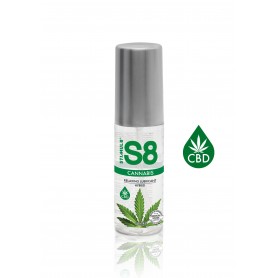 Lubrificante intimo gel vaginale anale cannabis cbd mariuana a base acqua in silicone S8 50 ml