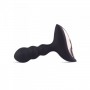 Vibratore anale fallo in silicone dildo prostata plug anal butt vibrante nero