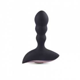 Vibratore anale fallo in silicone dildo prostata plug anal butt vibrante nero