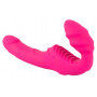 vibratore dildo fallo strap op doppio in silicone morbido vibrante sesso donna