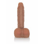 Fallo realistico vaginale anale con ventosa dildo con testicoli morbido