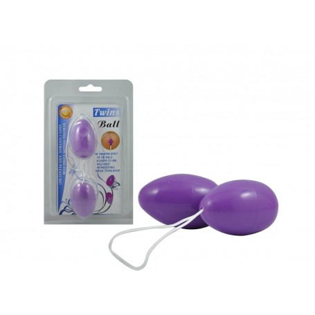 Palline anale vaginale violet Twins Ball