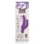 Vibratore fallo doppio dildo vaginale anale realistico dual purple