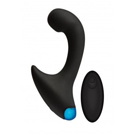 vibratore massaggiatore in silicone ricaricabile con telecomando per  punto p