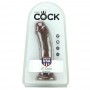 Fallo vaginale king cock realistico dildo vaginale con ventosa 8 flesh