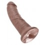 Fallo vaginale king cock realistico dildo vaginale con ventosa 8 flesh