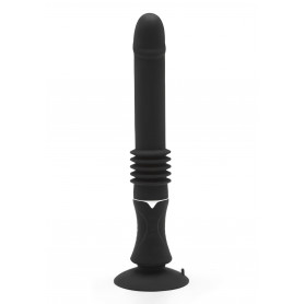 Vibratore realistico su e giù dildo vaginale anale con ventosa fallo in silicone
