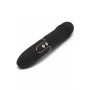 vibratore dildo nero in silicone realistico ricaricabile vaginale anale black