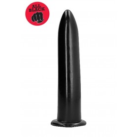 Fallo anale dildo nero plug anal butt con ventosa morbido sex toy all black