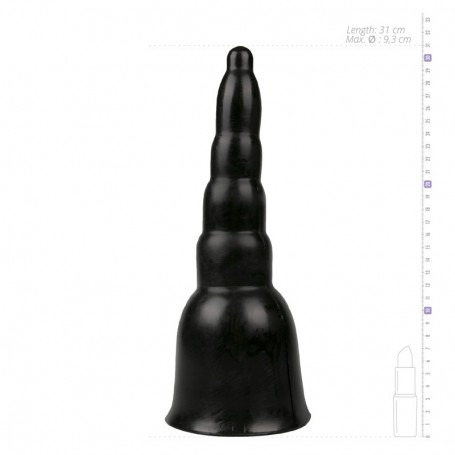 Fallo plug anale maxi big dildo grande con ventosa all black realistico