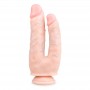 dildo fallo doppio con ventosa penetrazione stimolatore vaginale anale sexy