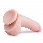 dildo vaginale anale pene finto con ventosa e testicoli impermeabile uomo donna