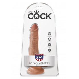 Fallo nero king cock dildo realistico vaginale con testicoli 6 cock