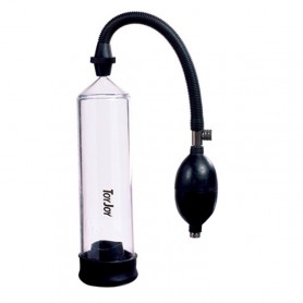 SVILUPPATORE a pompa per pene POWER PUMP clear-black