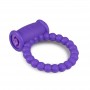 Anello fallico vibrante per pene in silicone stimolatore per clitoride indossabile