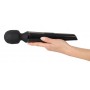 Vibratore vaginale stimolatore clitoride wand ricaricabile nero realistico