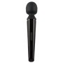 Vibratore vaginale stimolatore clitoride wand ricaricabile nero realistico