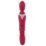 Vibratore realistico doppio stimolatore vaginale wand ricaricabile in silicone