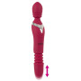 Vibratore realistico doppio stimolatore vaginale wand ricaricabile in silicone