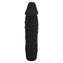 Vibratore realistico Vaginale anale dildo fallo vibrante in silicone nero black