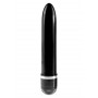 Vibratore realistico dildo vaginale  fallo anale vibrante sex toy king cock black nero 6