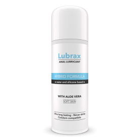 Lubrificante intimo sessuale ibrido gel vaginale anale a basse acqua e silicone Lubrax 100 ml